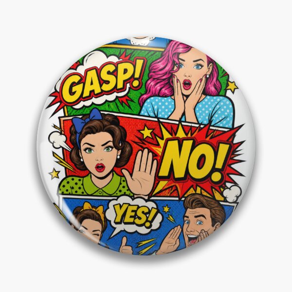 Item preview, Pop Art Comic Reactions designed and sold by timiparkerart.