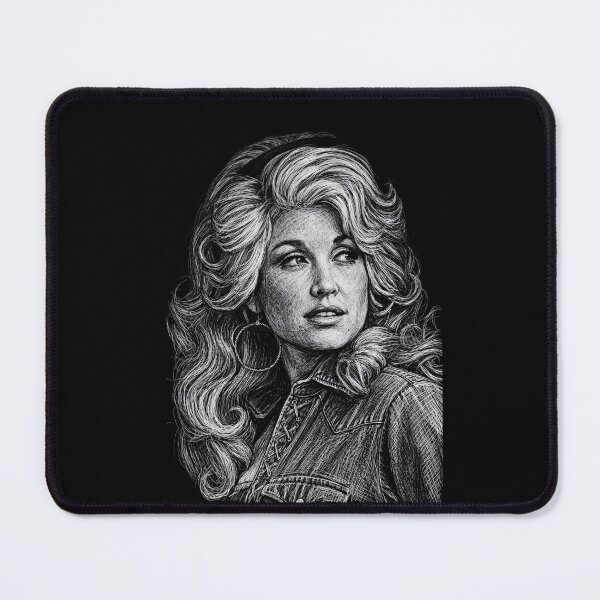 Item preview, dolly parton Scribble Art BW designed and sold by Full Game.