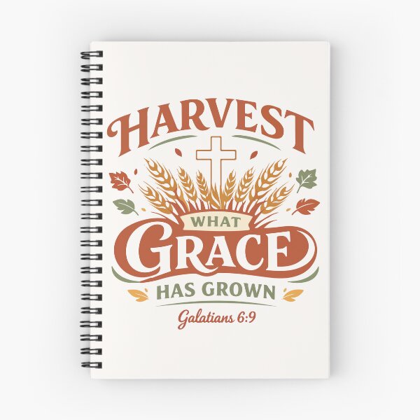 Item preview, Harvest What Grace Has Grown Autumn Typography  designed and sold by stylishdzign.