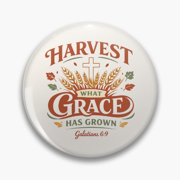 Item preview, Harvest What Grace Has Grown Autumn Typography  designed and sold by stylishdzign.