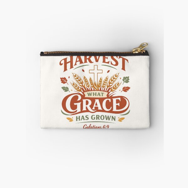 Item preview, Harvest What Grace Has Grown Autumn Typography  designed and sold by stylishdzign.