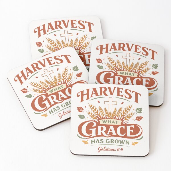 Item preview, Harvest What Grace Has Grown Autumn Typography  designed and sold by stylishdzign.