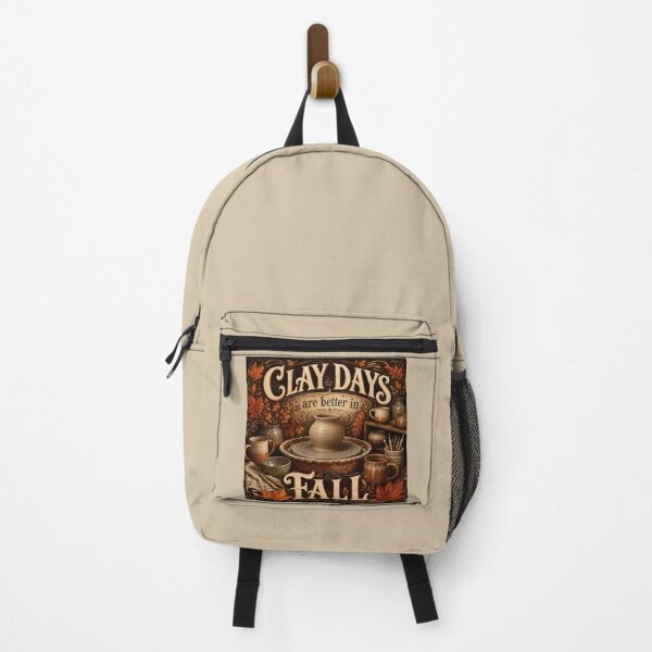Item preview, Clay Days Are Better in Fall – Autumn Potter Ceramics Design designed and sold by astersgraphics.
