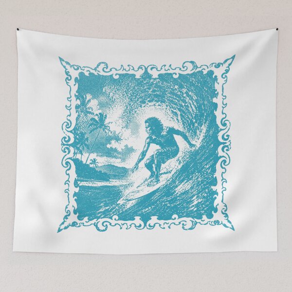Item preview, Tropical Surfer Ocean Wave Graphic designed and sold by trajeado14.