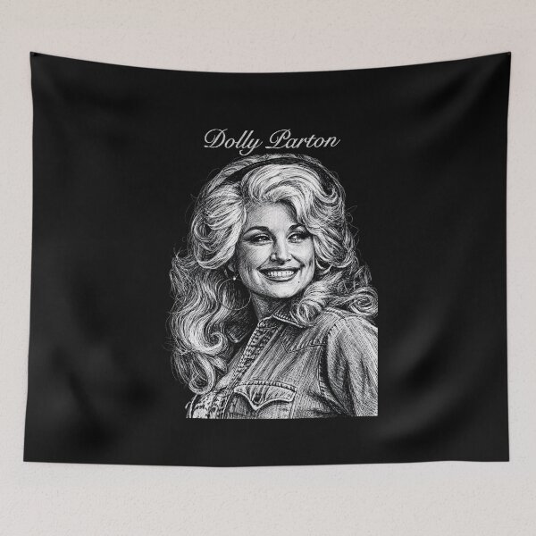 Item preview, dolly parton Scribble Art Vintage designed and sold by Full  Game.