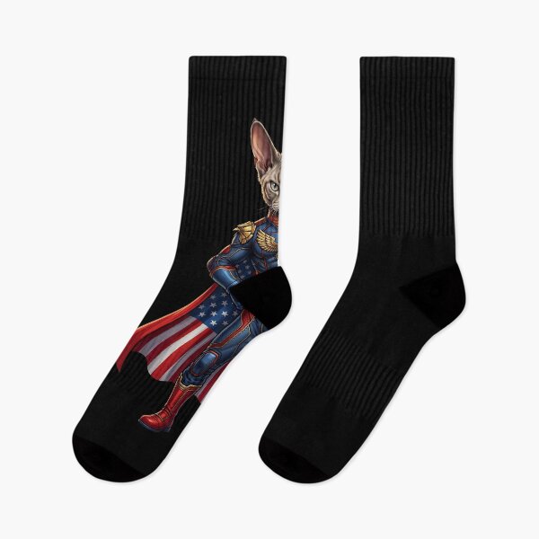 Item preview, Patriotic Superhero Cat - American Pride Artwork designed and sold by TOOBIC.