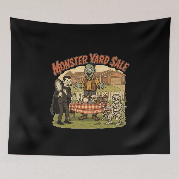Artikelvorschau, Halloween-Monster – Monster-Flohmarkt entworfen und verkauft von No Excuses Supply.