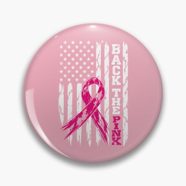 Item preview, Back The Pink Usa Flag Breast Cancer Awareness Women Men Kids designed and sold by clothesy7.
