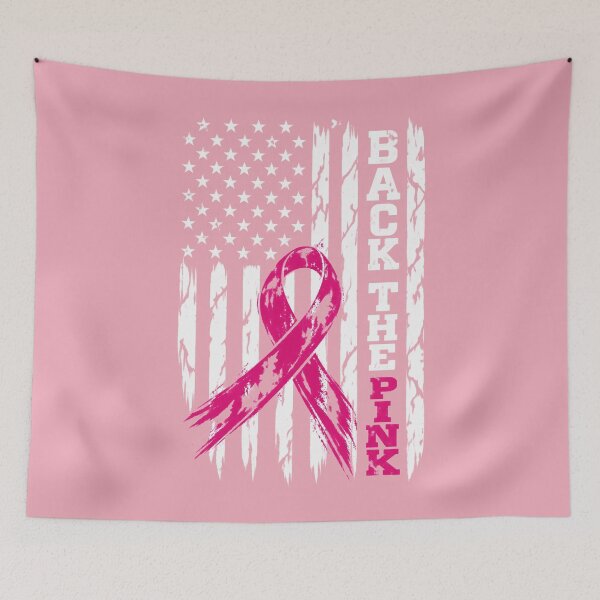 Item preview, Back The Pink Usa Flag Breast Cancer Awareness Women Men Kids designed and sold by clothesy7.