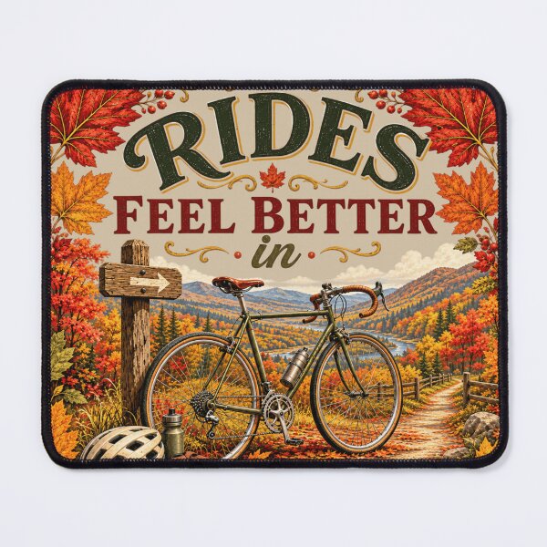 Item preview, Rides Feel Better in Fall – Autumn Cycling Lover Design designed and sold by astersgraphics.