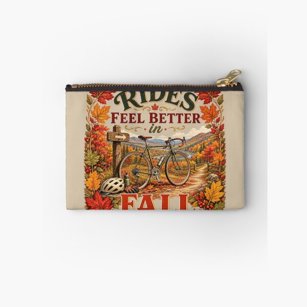 Item preview, Rides Feel Better in Fall – Autumn Cycling Lover Design designed and sold by astersgraphics.