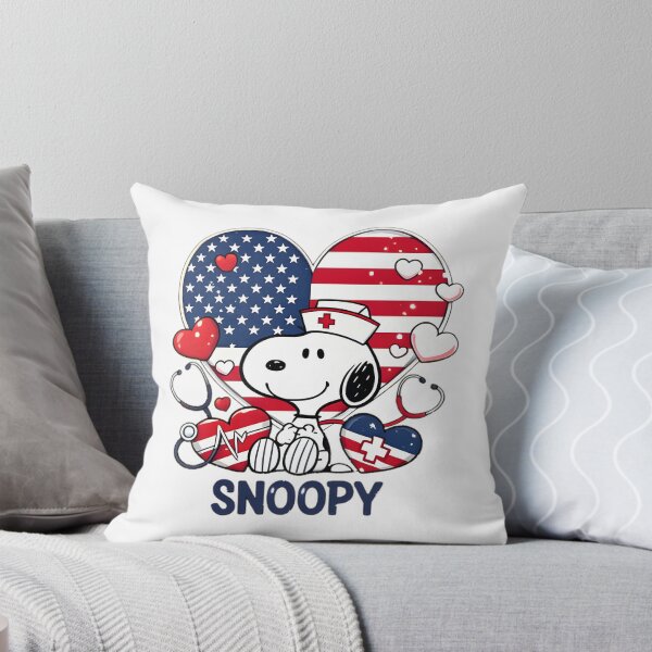 Item preview, Patriotic Nurse Dog American Flag Heart Cute Cartoon Beagle Rn Gift | ⭐⭐⭐⭐⭐ designed and sold by CG737.