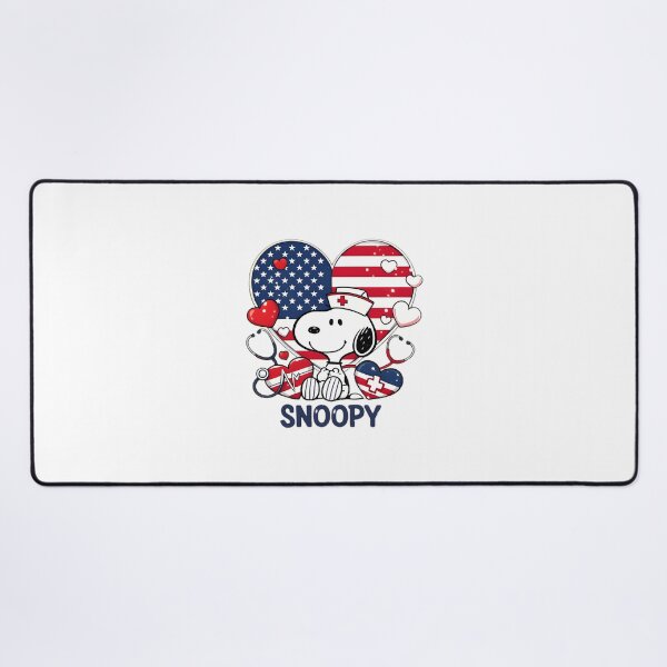 Item preview, Patriotic Nurse Dog American Flag Heart Cute Cartoon Beagle Rn Gift | ⭐⭐⭐⭐⭐ designed and sold by CG737.