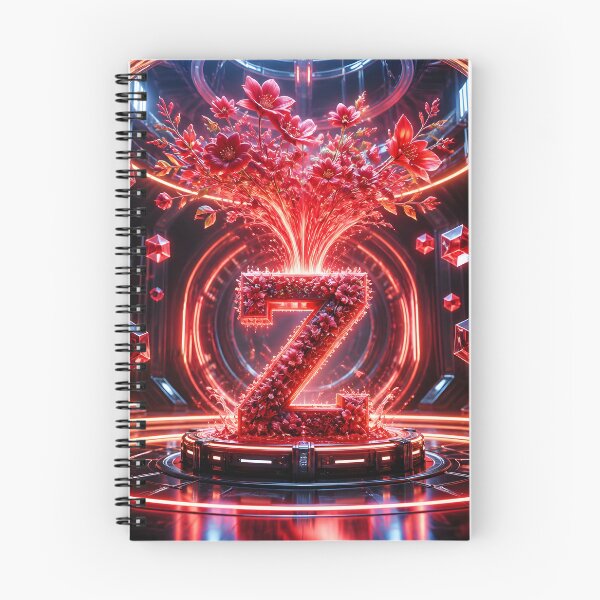 Item preview, Floral Letter Z Neon Art. designed and sold by fbtrisha.