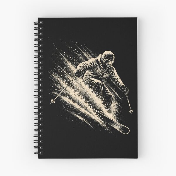 Item preview,  Vintage Snow Skiing Retro Skier Winter Mountain Sports   designed and sold by SOUFIANE1991.
