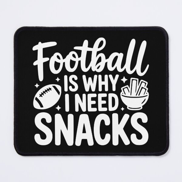 Item preview, Football Is Why I Need Snacks designed and sold by theartfulaspie.