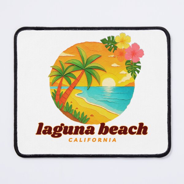 Item preview, Laguna Beach California Retro Sunset Coastal Design designed and sold by DonnaRaine.
