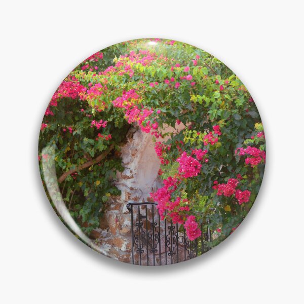 Item preview, "Vibrant Bougainvillea and Stone Archway Entrance" designed and sold by Glenn McCarthy.