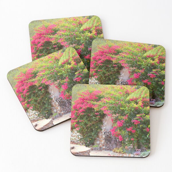 Item preview, "Vibrant Bougainvillea and Stone Archway Entrance" designed and sold by Glenn McCarthy.
