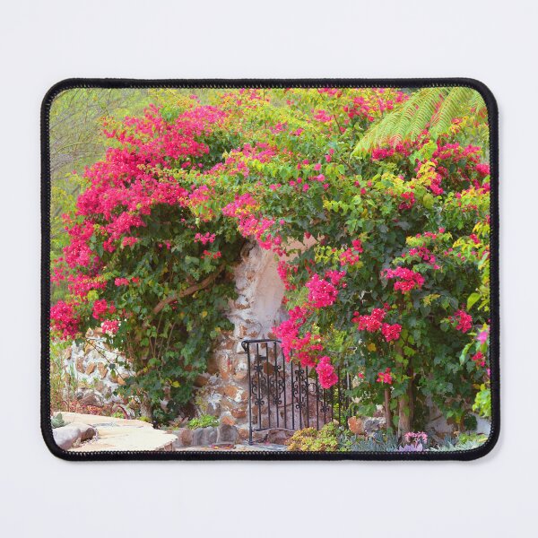 Item preview, "Vibrant Bougainvillea and Stone Archway Entrance" designed and sold by Glenn McCarthy.