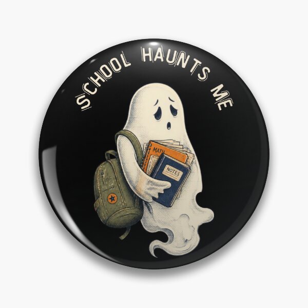 Item preview, School Haunts Me Funny Halloween Back to School Ghost designed and sold by T-version.