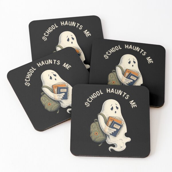 Item preview, School Haunts Me Funny Halloween Back to School Ghost designed and sold by T-version.