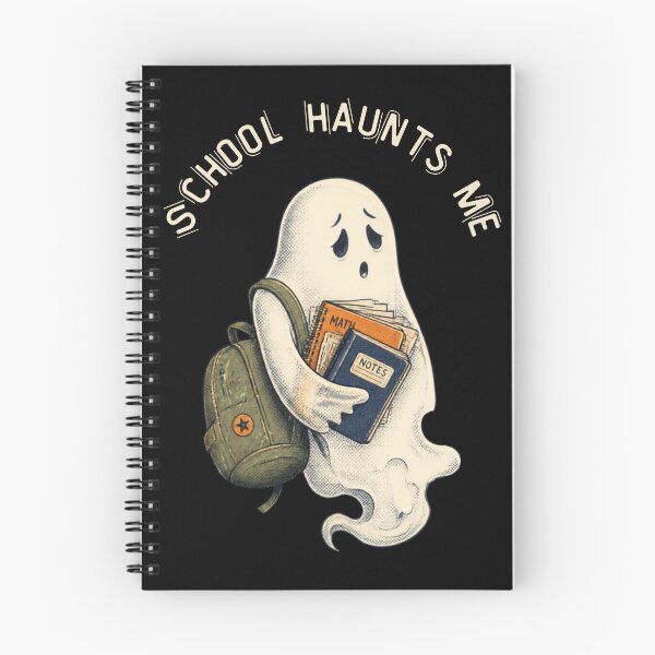 Item preview, School Haunts Me Funny Halloween Back to School Ghost designed and sold by T-version.