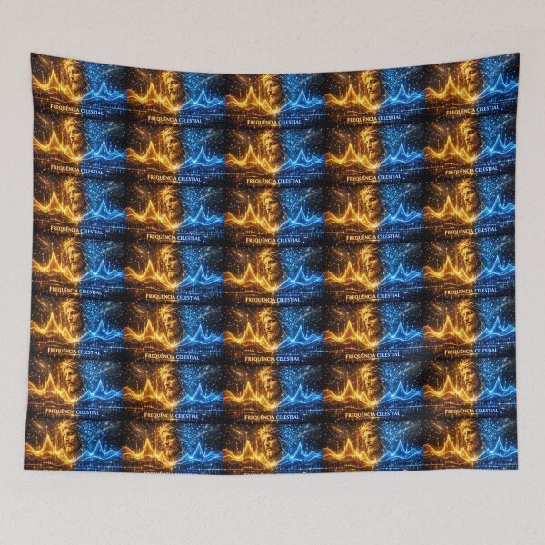 Item preview, Celestial Frequency Jesus Christ Soundwave Art designed and sold by Ink-verse-.