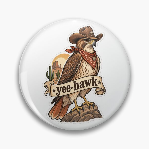 Artikelvorschau, „Yee Hawk“ Cowboy Hawk entworfen und verkauft von averyg1008.