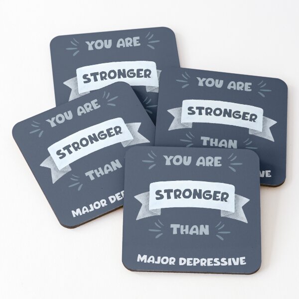 Item preview, You Are Stronger Than Major Depressive, MDD, Major Depressive Disorder designed and sold by MoMidoStore.