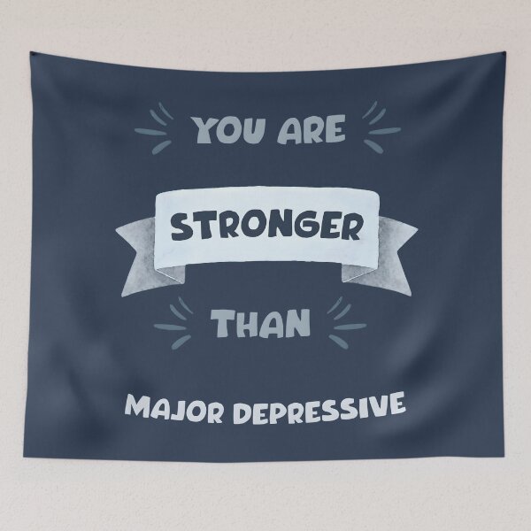 Item preview, You Are Stronger Than Major Depressive, MDD, Major Depressive Disorder designed and sold by MoMidoStore.