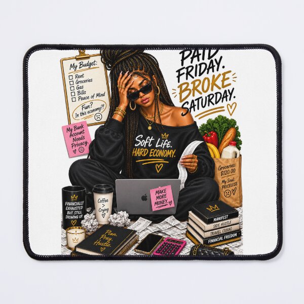Item preview, Paid Friday Broke Saturday designed and sold by PhoJoFinds.