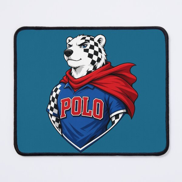 Item preview, Polar Bear of Speed – Heroic Mascot designed and sold by NeonSketch Lab.