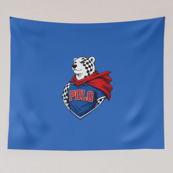 Item preview, Polar Bear of Speed – Heroic Mascot designed and sold by NeonSketch Lab.