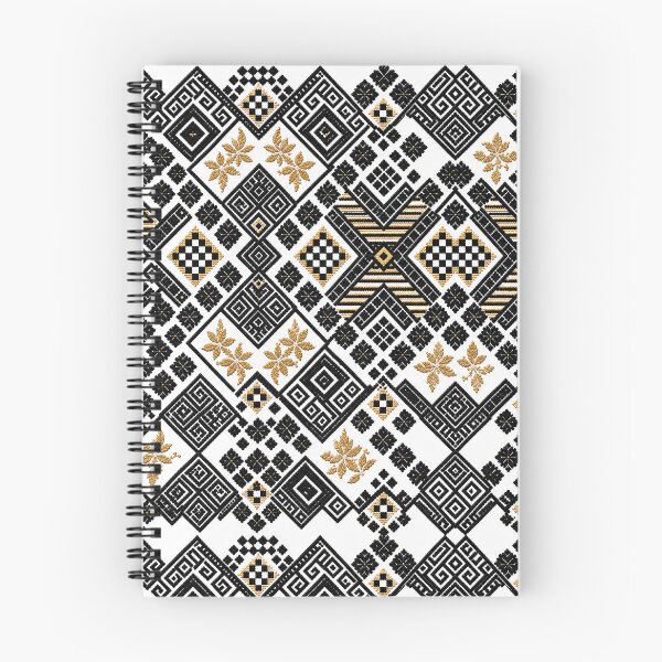 Item preview, Black & Gold Folk Geometry designed and sold by DansCreations42.