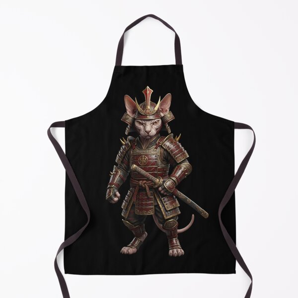 Aperçu de l'œuvre Samurai Cat Warrior - Japanese Ronin Fantasy Art créée et vendue par TOOBIC.