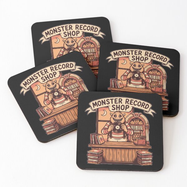 Item preview, Halloween Monster – Monster Record Shop designed and sold by No Excuses Supply.