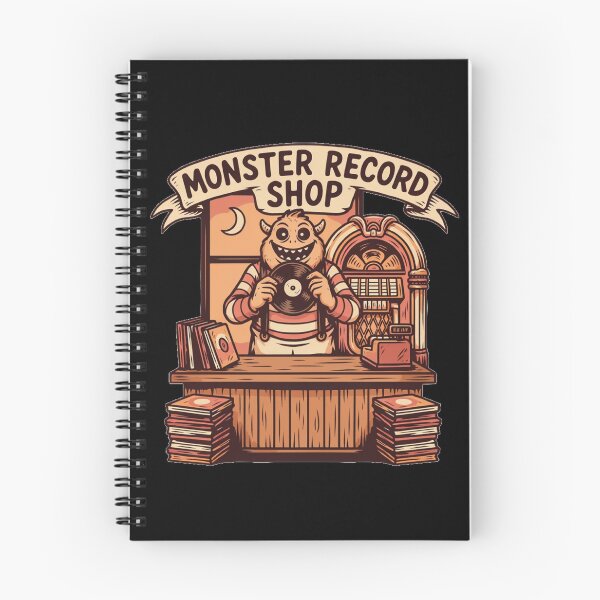 Item preview, Halloween Monster – Monster Record Shop designed and sold by No Excuses Supply.