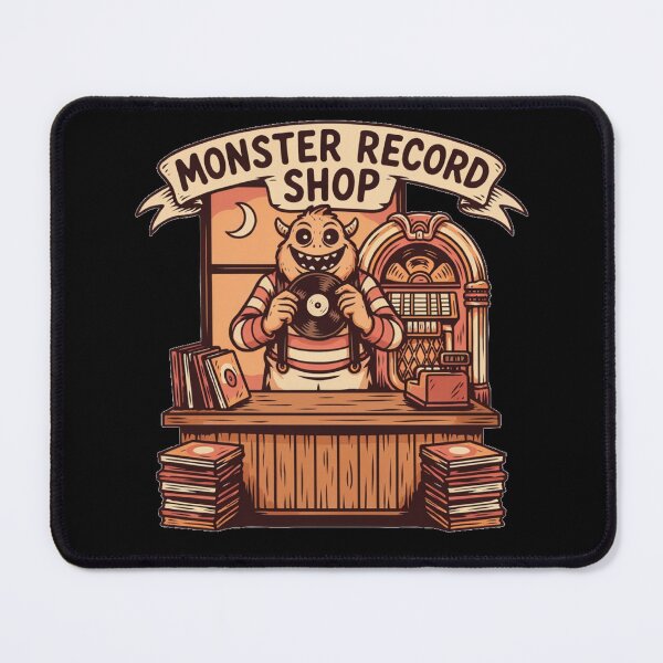 Item preview, Halloween Monster – Monster Record Shop designed and sold by No Excuses Supply.