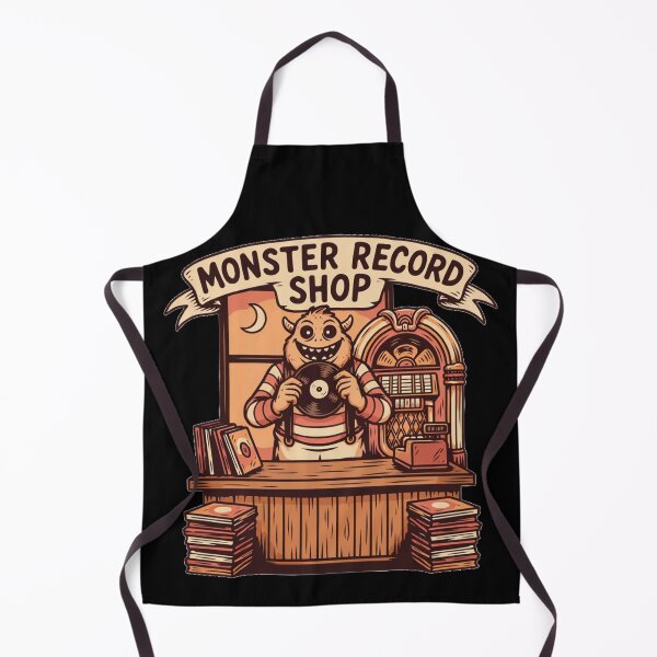Item preview, Halloween Monster – Monster Record Shop designed and sold by No Excuses Supply.