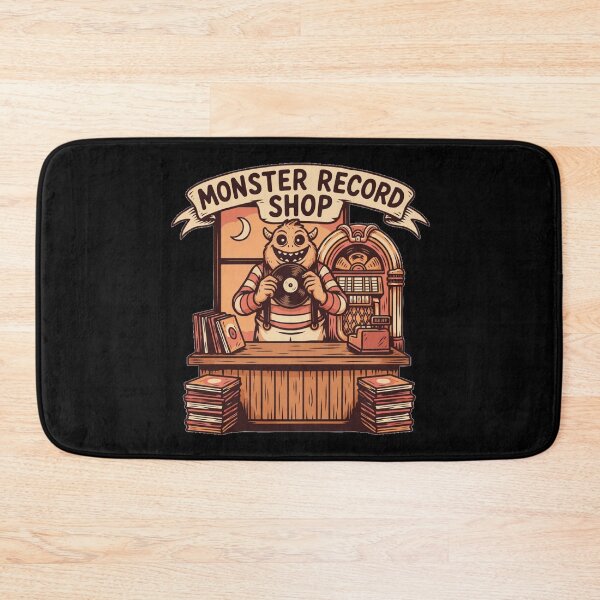 Item preview, Halloween Monster – Monster Record Shop designed and sold by No Excuses Supply.