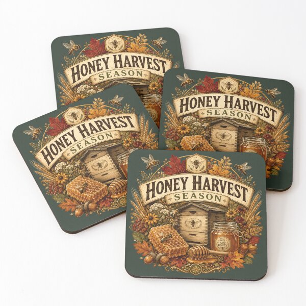 Item preview, Honey Harvest Season – Autumn Beekeeper & Honey Lover Design designed and sold by astersgraphics.