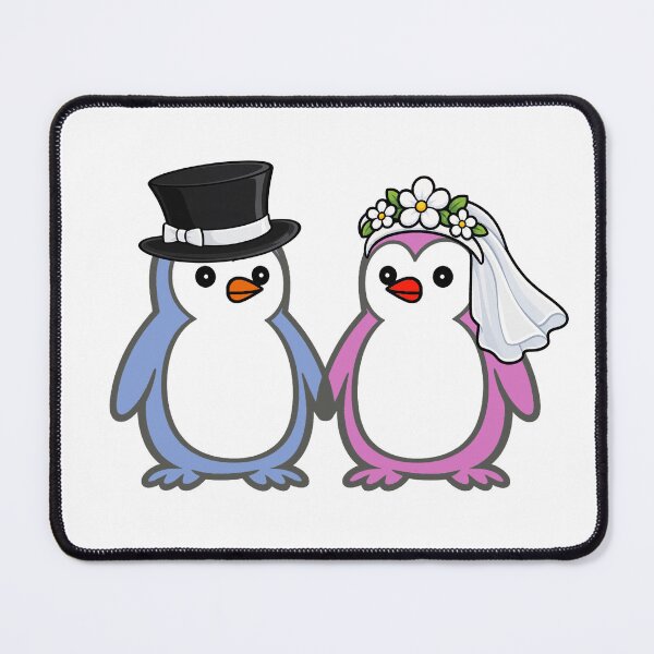 Item preview, Pippo Wedding – Bride & Groom Penguins Set 3 designed and sold by Pippo-Penguin.