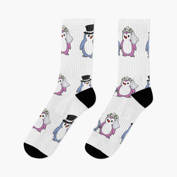 Item preview, Pippo Wedding – Bride & Groom Penguins Set 3 designed and sold by Pippo-Penguin.