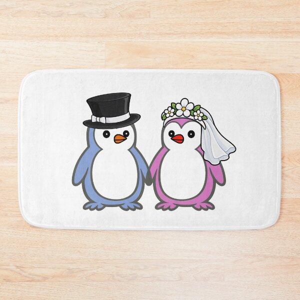 Item preview, Pippo Wedding – Bride & Groom Penguins Set 3 designed and sold by Pippo-Penguin.