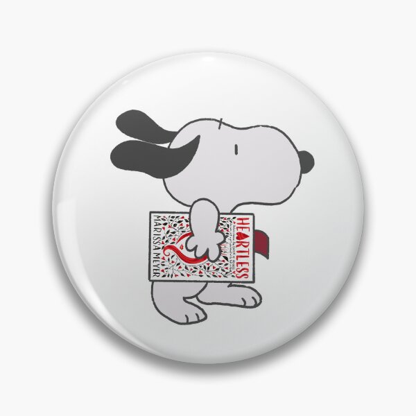 Item preview, snoopy reading heartless designed and sold by liveawhimsylife.