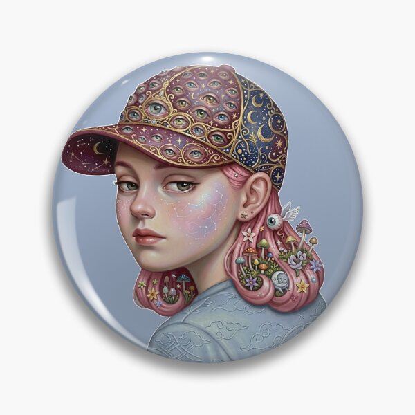 Item preview, Cool girl wearing a hat designed and sold by snoWorkshop.