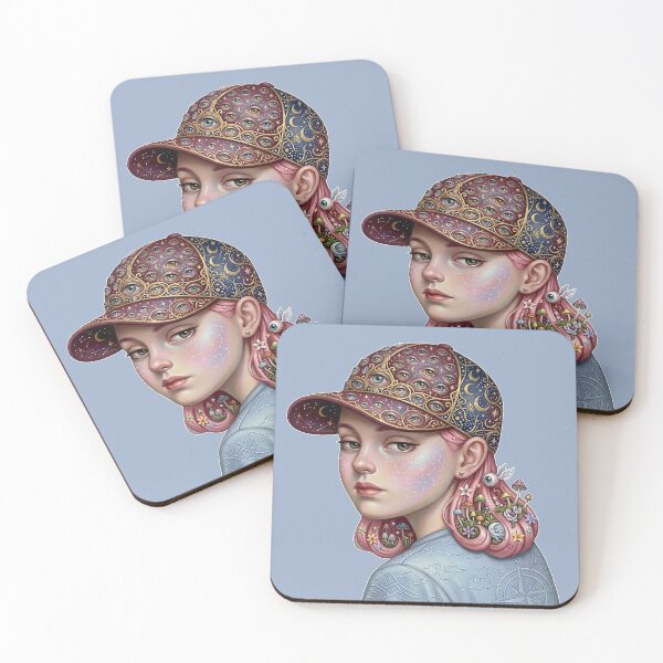 Item preview, Cool girl wearing a hat designed and sold by snoWorkshop.