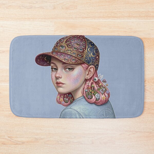 Item preview, Cool girl wearing a hat designed and sold by snoWorkshop.