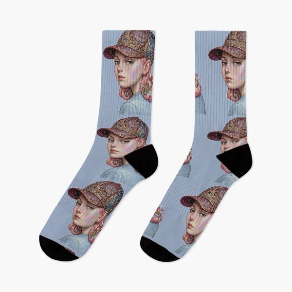 Item preview, Cool girl wearing a hat designed and sold by snoWorkshop.